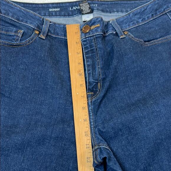 New! Lane Bryant Blue Skinny Jeans Stretch 18 - Picture 3 of 9